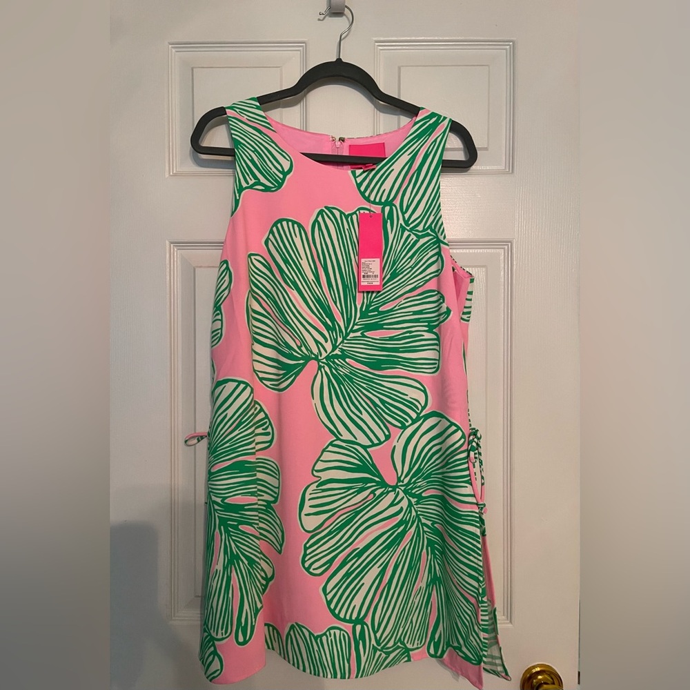 NWT Lilly Pulitzer Donna Romper Mandeville Baby Who Let The Fronds Out